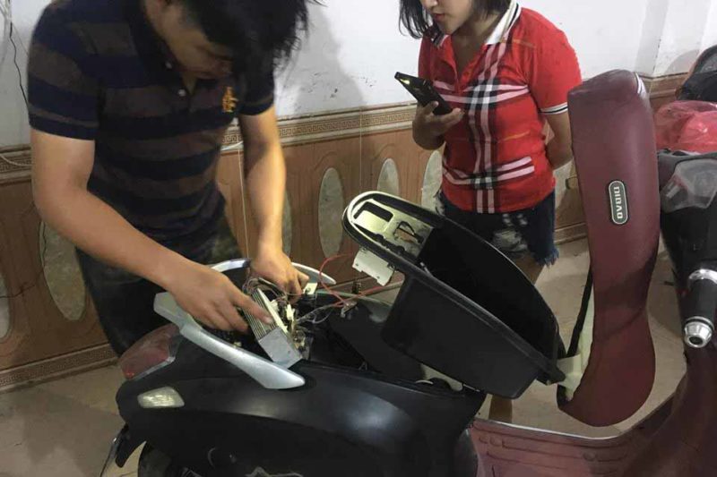 sửa xe đạp điện tại nhà ở Bắc Ninh
