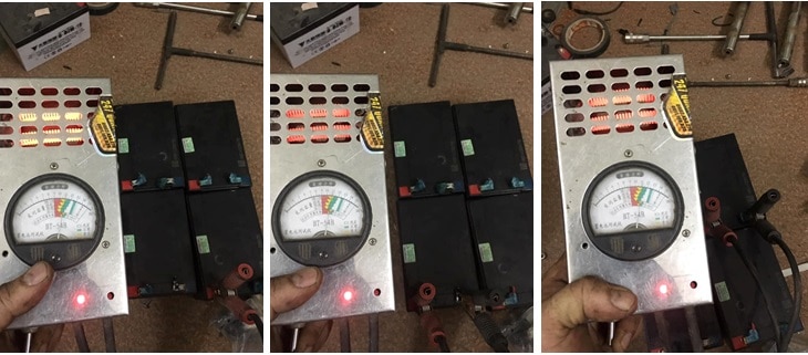 Cách đo bình ắc quy xe điện